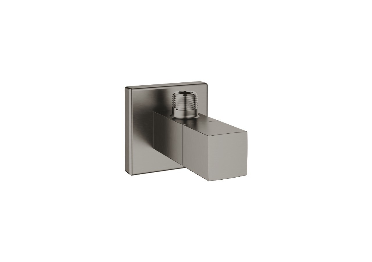 Eurocube robinet d'arrêt équerre 1/2″ Hard Graphite brossé - 22012AL0 - Grohe
