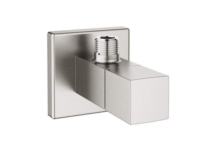 Eurocube robinet d'arrêt équerre 1/2″ Supersteel - 22012DC0 - Grohe 2