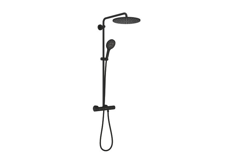 Rainshower smartactive 310 colonne de douche avec mitigeur thermostatique Phantom Black - 22119KF0 - Grohe 2