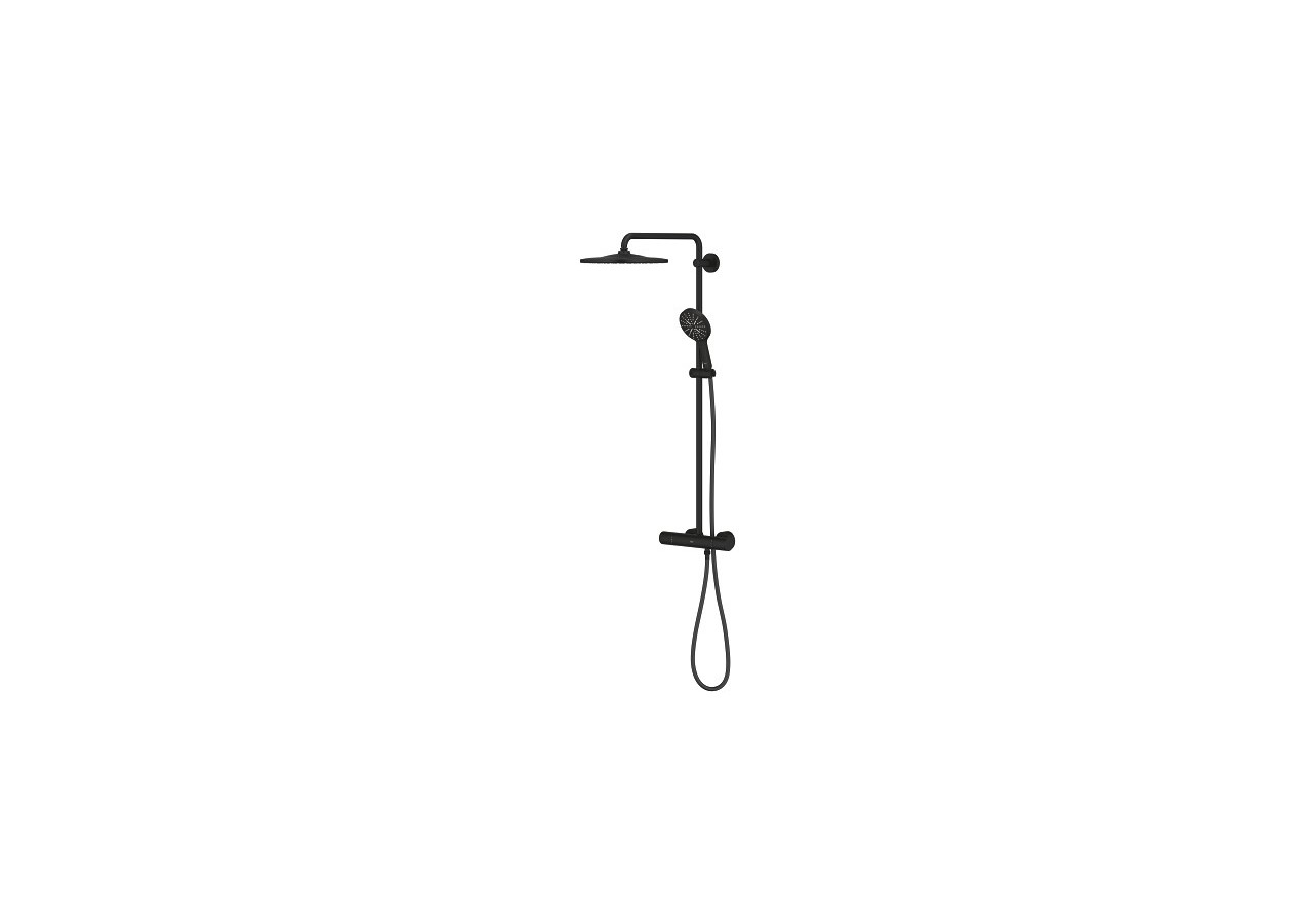 Rainshower smartactive 310 colonne de douche avec mitigeur thermostatique Phantom Black - 22119KF0 - Grohe