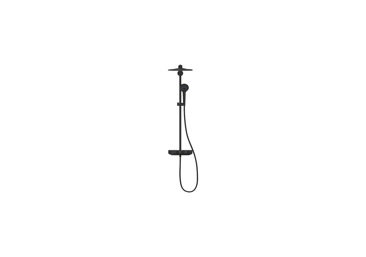 Euphoria smartcontrol system 310 duo colonne de douche avec mitigeur thermostatique Phantom Black - 22120KF0 - Grohe