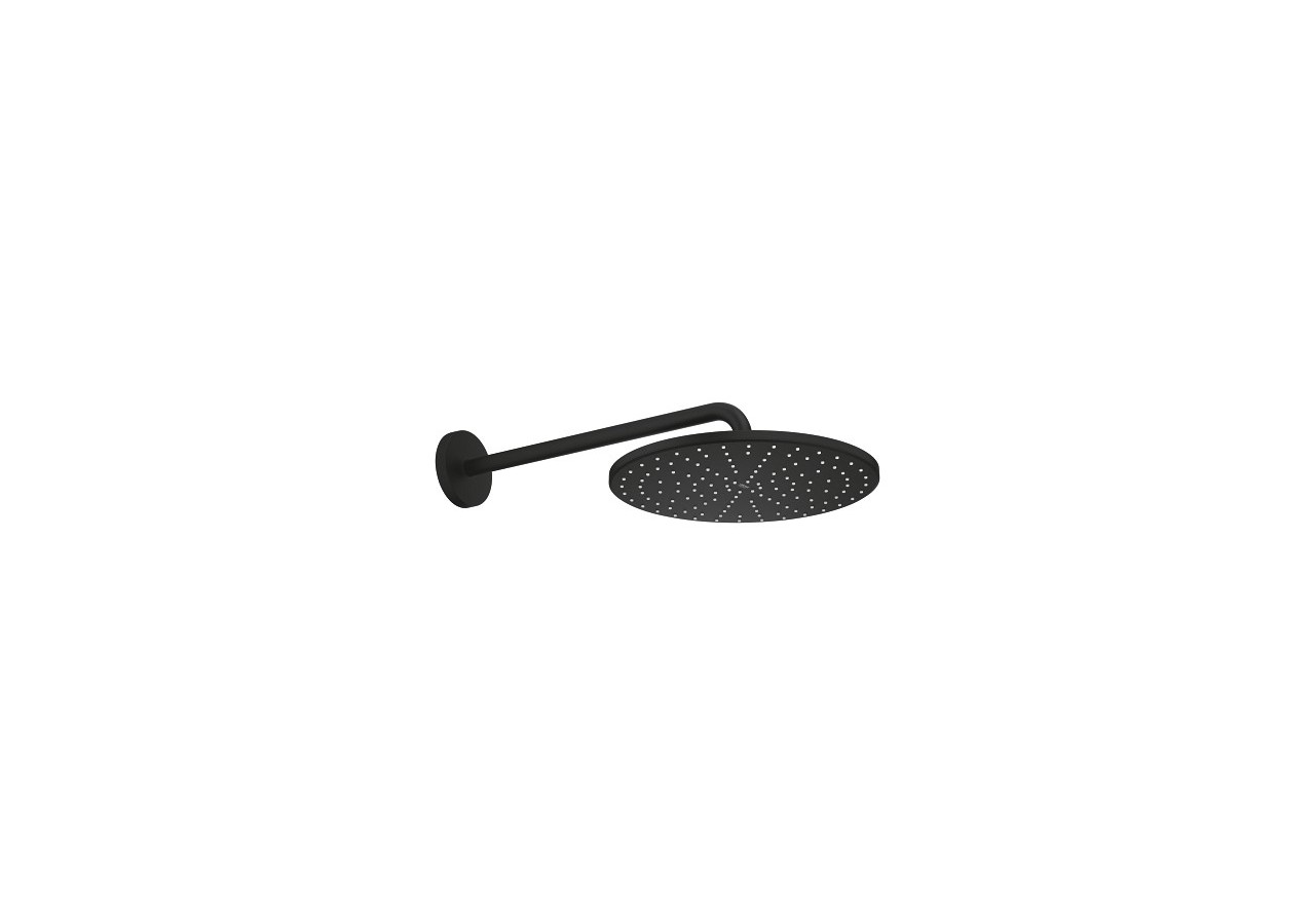 Rainshower mono 310 ensemble douche de tête et bras 422 mm, 1 jet Phantom Black - 22121KF0 - Grohe