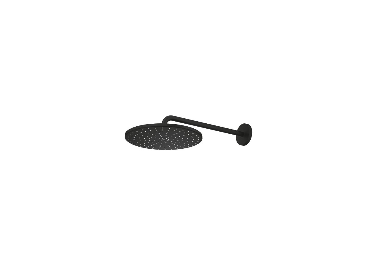 Rainshower mono 310 ensemble douche de tête et bras 422 mm, 1 jet Phantom Black - 22121KF0 - Grohe