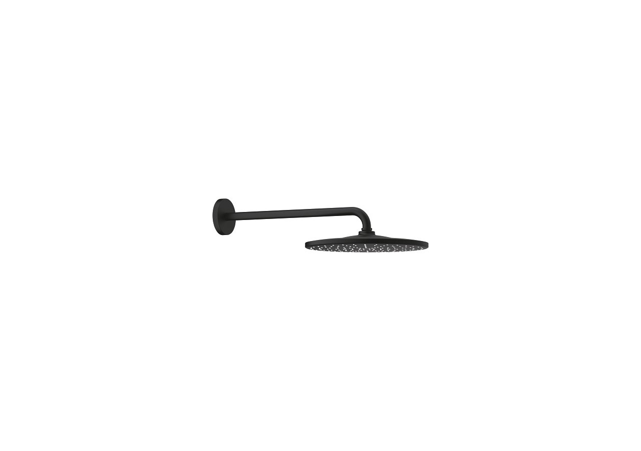 Rainshower mono 310 ensemble douche de tête et bras 422 mm, 1 jet Phantom Black - 22121KF0 - Grohe