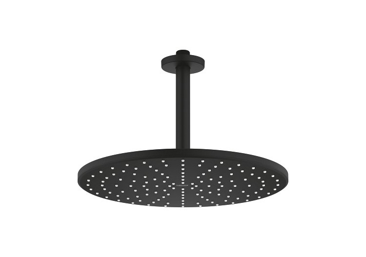 Rainshower mono 310 ensemble douche de tête et bras plafonnier 142 mm, 1 jet Phantom Black - 22122KF0 - Grohe