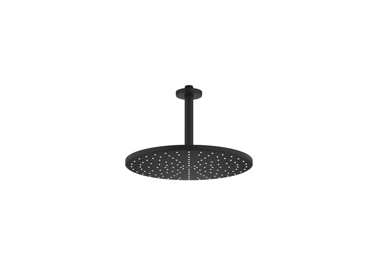 Rainshower mono 310 ensemble douche de tête et bras plafonnier 142 mm, 1 jet Phantom Black - 22122KF0 - Grohe