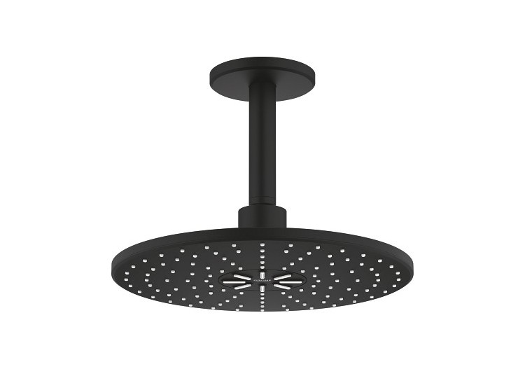Rainshower smartactive 310 ensemble douche de tête et bras 142 mm, 2 jets Phantom Black - 22124KF0 - Grohe