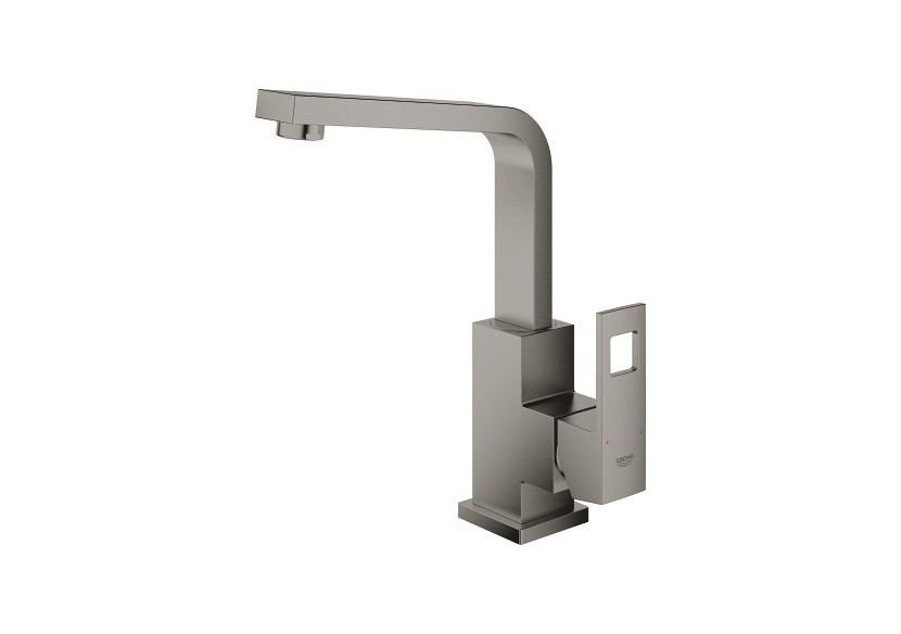 Eurocube mitigeur monocommande lavabo taille l Hard Graphite brossé - 23135AL0 - Grohe