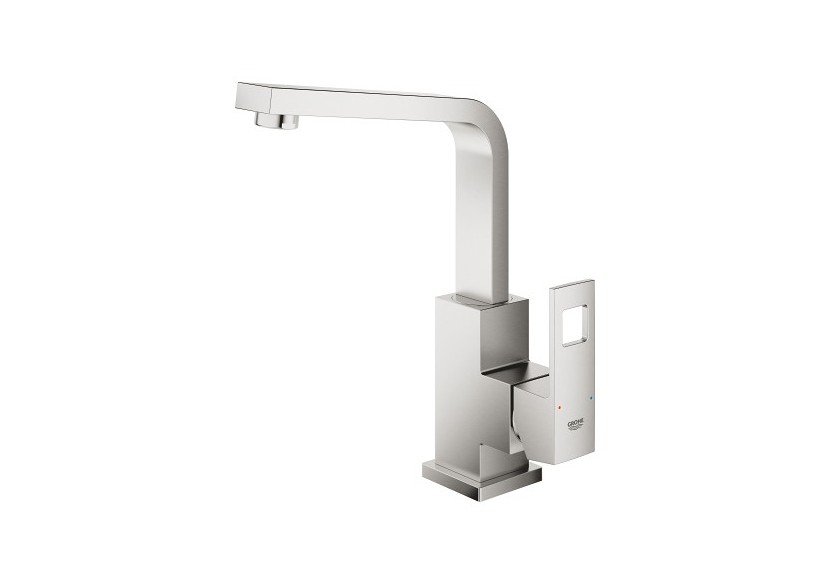 Eurocube mitigeur monocommande lavabo taille l Supersteel - 23135DC0 - Grohe