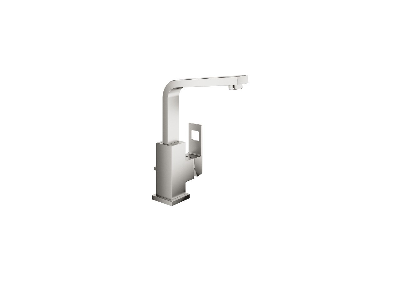 Eurocube mitigeur monocommande lavabo taille l Supersteel - 23135DC0 - Grohe