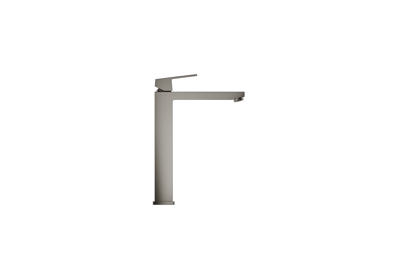 Eurocube mitigeur monocommande vasque à poser taille xl Hard Graphite brossé - 23406AL0 - Grohe