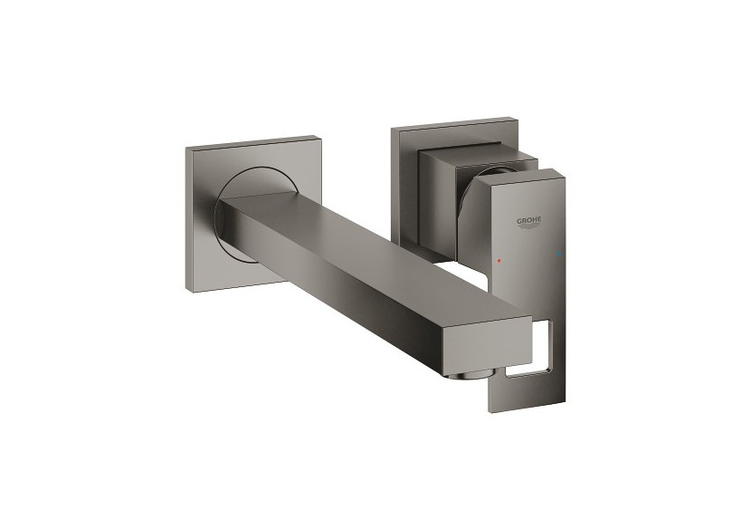 Eurocube mitigeur monocommande 2 trous lavabo taille m Hard Graphite brossé - 23447AL0 - Grohe
