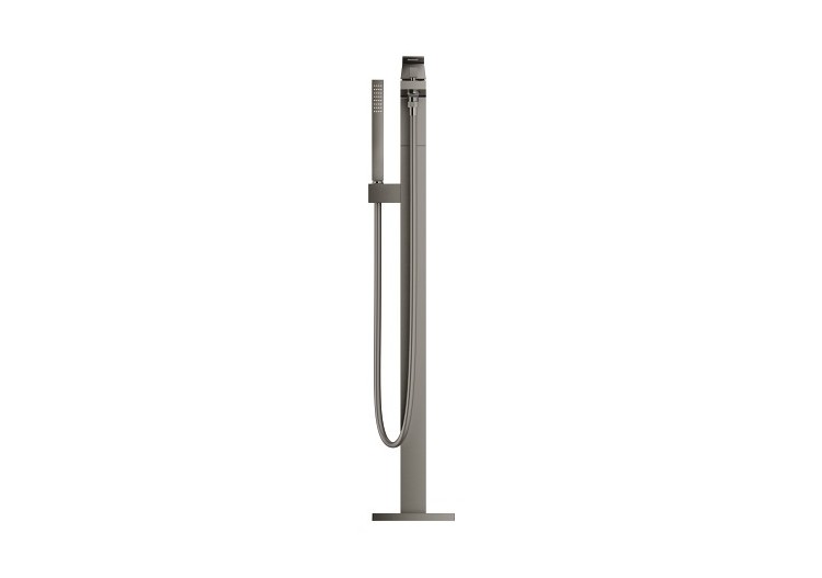 Eurocube mitigeur monocommande bain/douche hors sol Hard Graphite brossé - 23672AL1 - Grohe