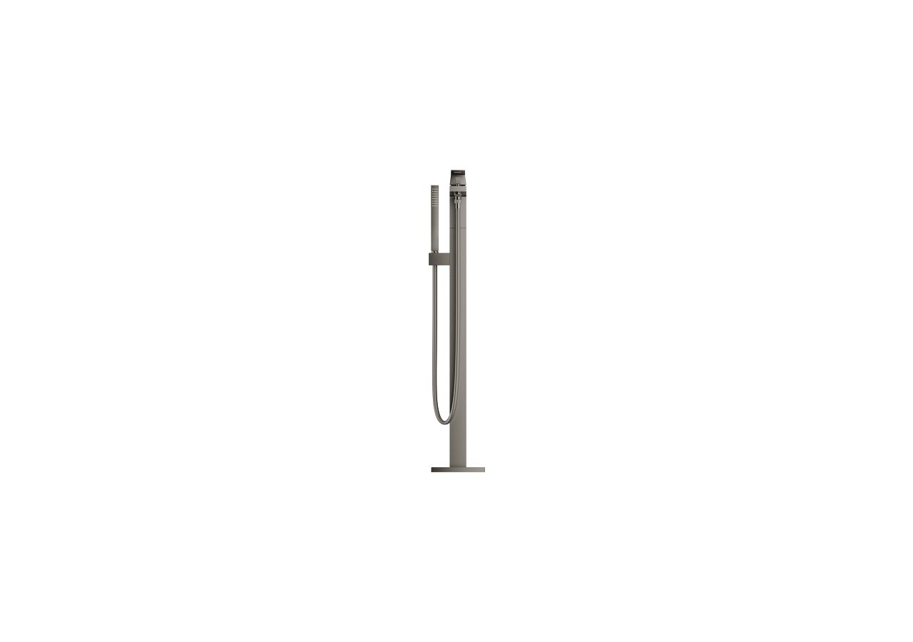 Eurocube mitigeur monocommande bain/douche hors sol Hard Graphite brossé - 23672AL1 - Grohe