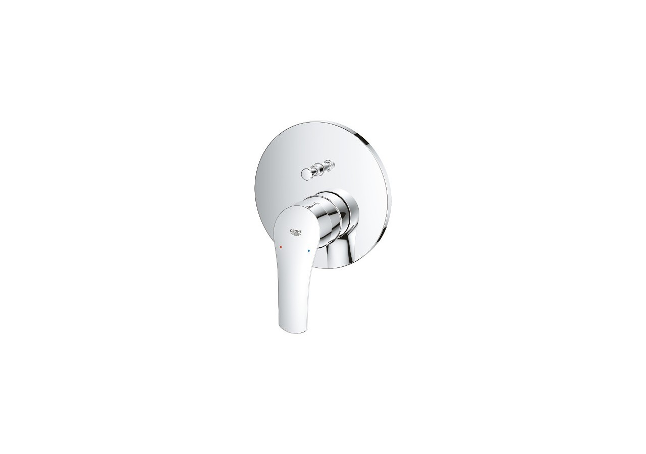 Eurosmart mitigeur monocommande 2 sorties avec inverseur Chromé - 24043003 - Grohe