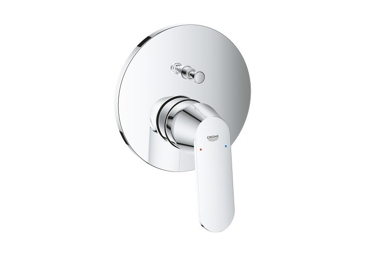 Eurosmart cosmopolitan mitigeur monocommande 2 sorties avec inverseur Chromé - 24045000 - Grohe 2
