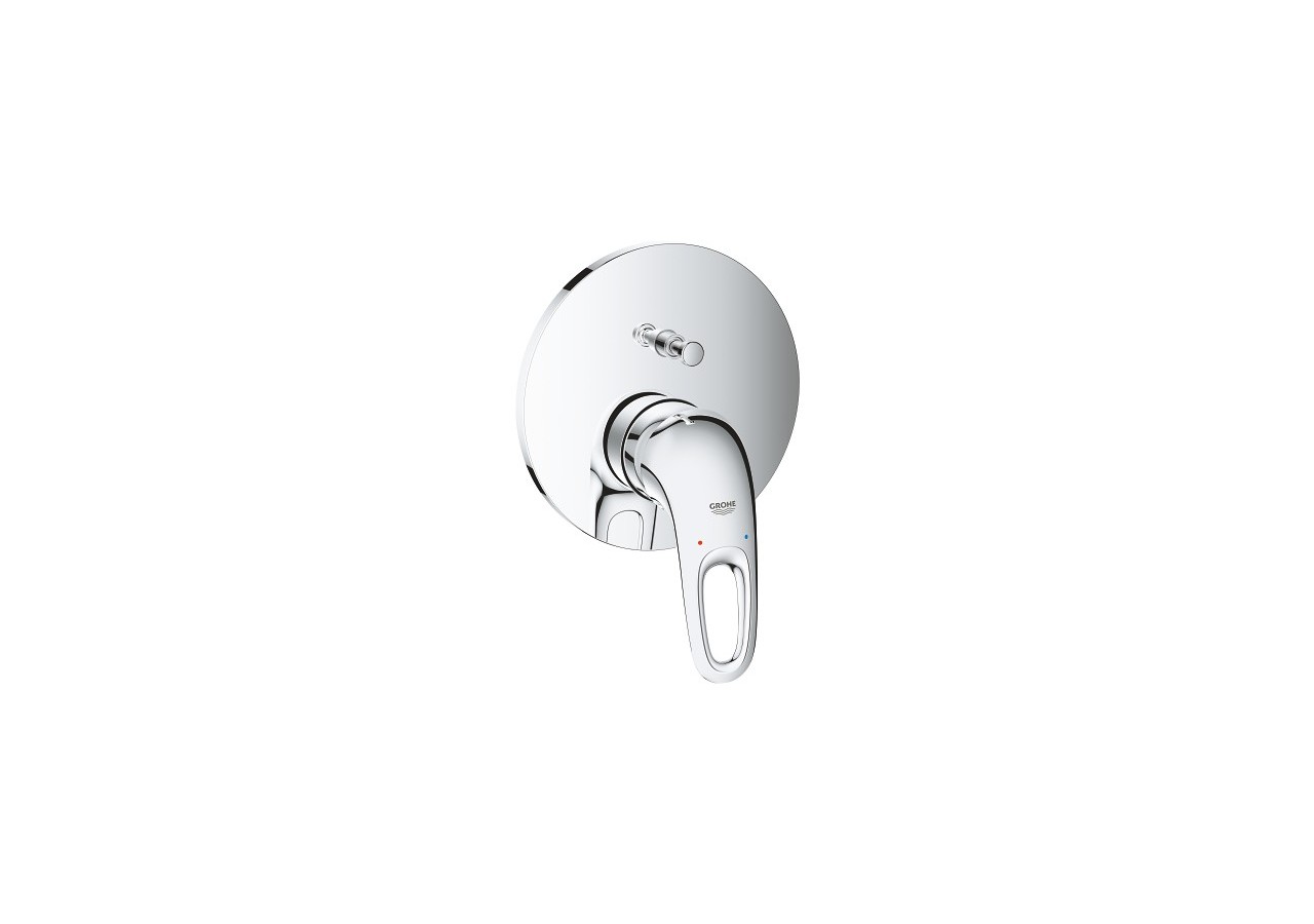 Eurostyle mitigeur monocommande 2 sorties avec inverseur Chromé - 24049003 - Grohe