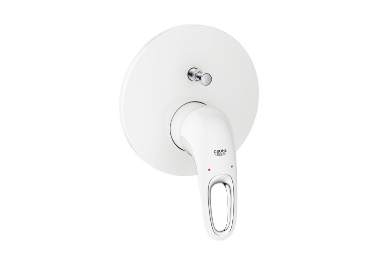 Eurostyle mitigeur monocommande 2 sorties avec inverseur Blanc - 24049LS3 - Grohe 2