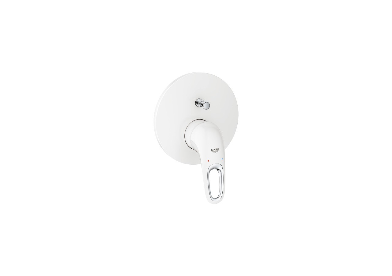 Eurostyle mitigeur monocommande 2 sorties avec inverseur Blanc - 24049LS3 - Grohe