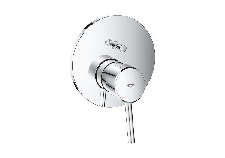 Concetto mitigeur monocommande 2 sorties avec inverseur Chromé - 24054001 - Grohe 2