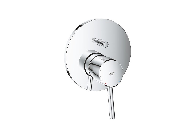 Concetto mitigeur monocommande 2 sorties avec inverseur Chromé - 24054001 - Grohe