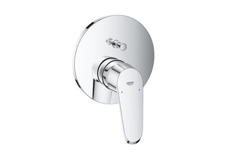 Eurodisc cosmopolitan mitigeur monocommande 2 sorties avec inverseur Chromé - 24056002 - Grohe 2
