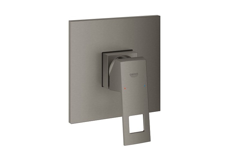 Eurocube mitigeur monocommande 1 sortie Hard Graphite brossé - 24061AL0 - Grohe 2