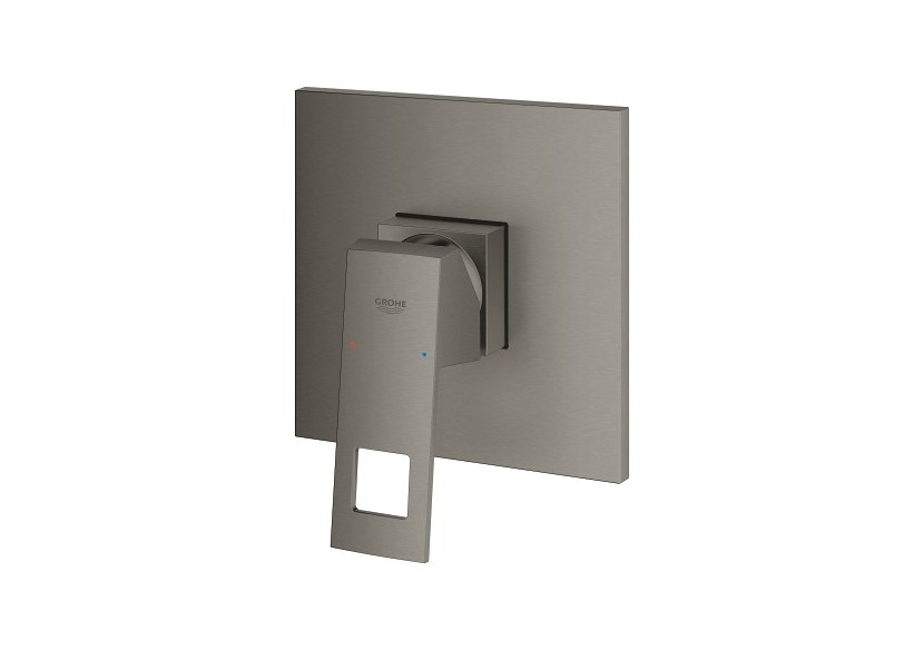 Eurocube mitigeur monocommande 1 sortie Hard Graphite brossé - 24061AL0 - Grohe