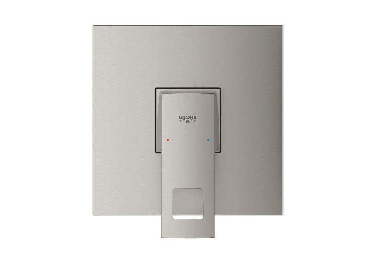 Eurocube mitigeur monocommande 1 sortie Supersteel - 24061DC0 - Grohe
