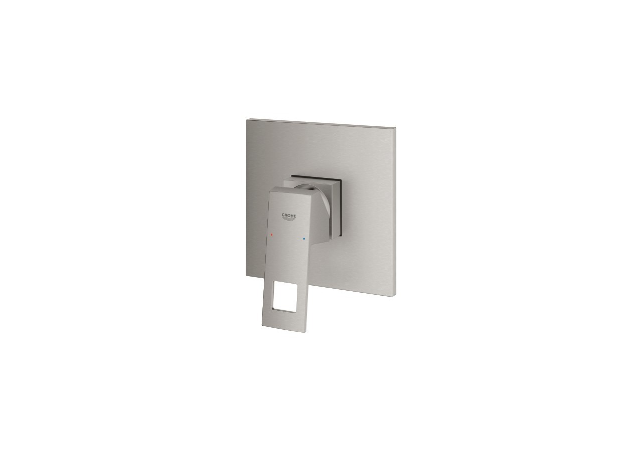 Eurocube mitigeur monocommande 1 sortie Supersteel - 24061DC0 - Grohe