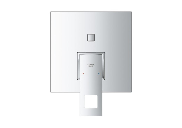 Eurocube mitigeur monocommande 2 sorties avec inverseur Chromé - 24062000 - Grohe