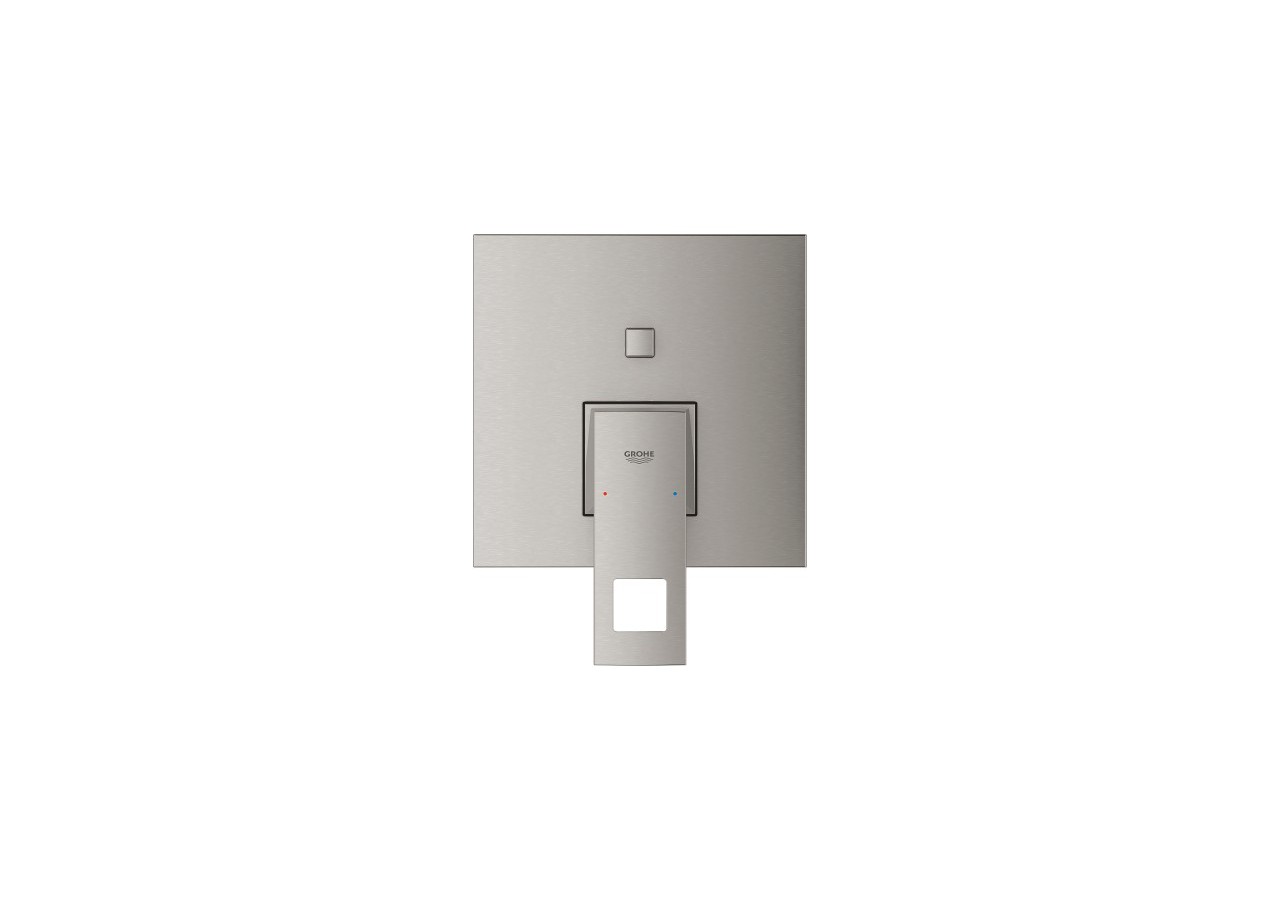 Eurocube mitigeur monocommande 2 sorties avec inverseur Supersteel - 24062DC0 - Grohe