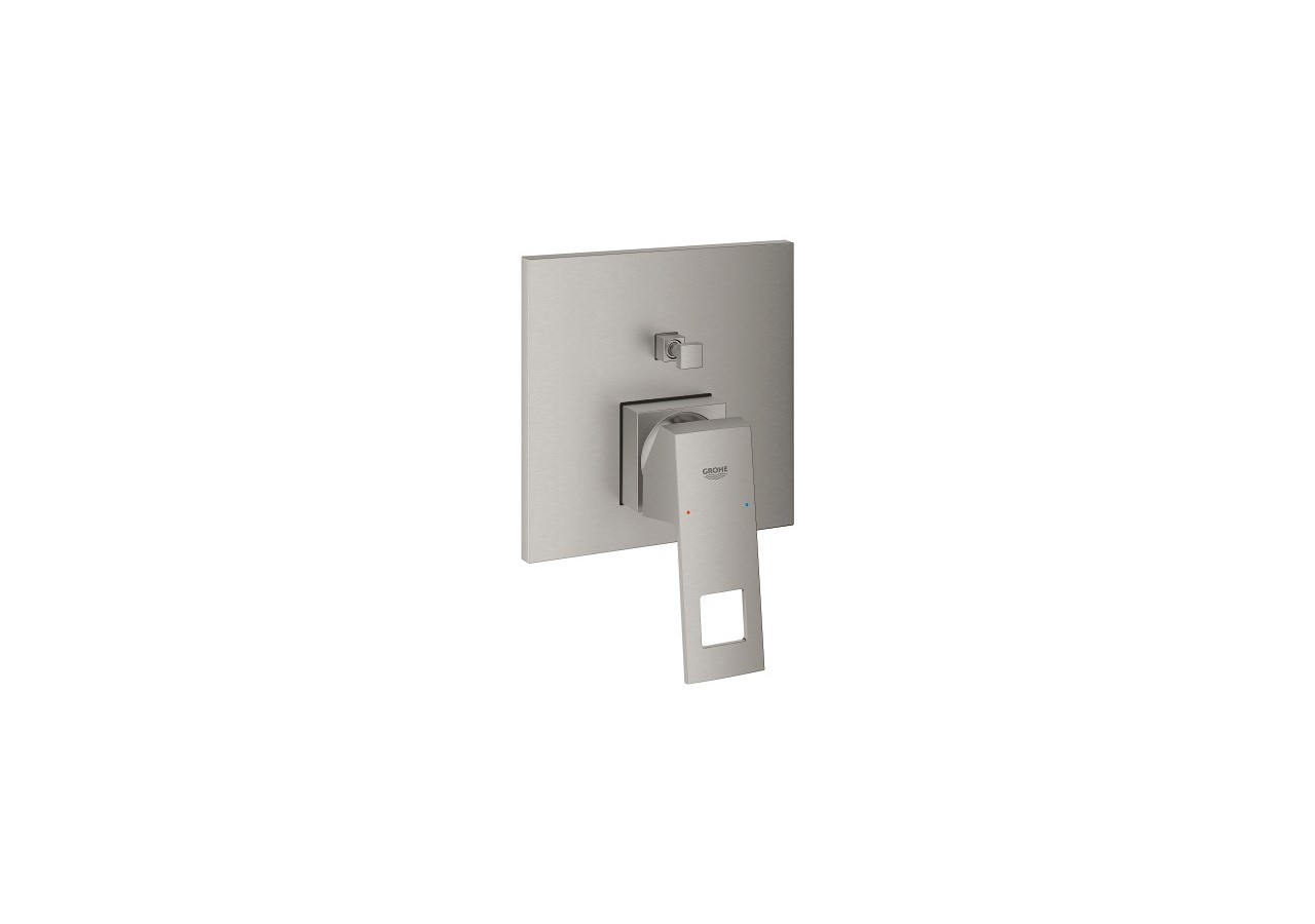 Eurocube mitigeur monocommande 2 sorties avec inverseur Supersteel - 24062DC0 - Grohe