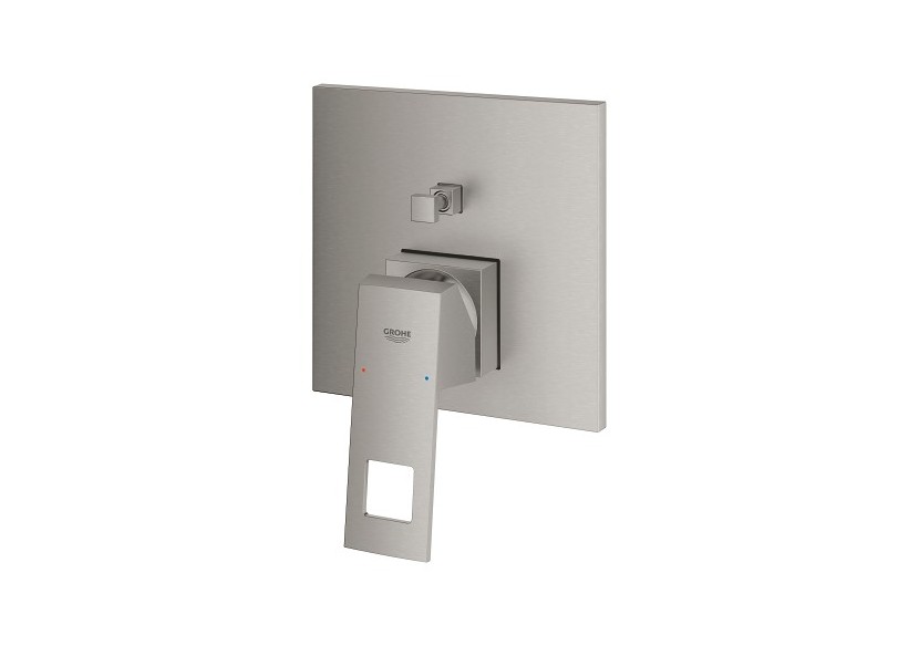 Eurocube mitigeur monocommande 2 sorties avec inverseur Supersteel - 24062DC0 - Grohe