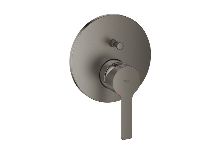 Lineare mitigeur monocommande 2 sorties avec inverseur Hard Graphite brossé - 24064AL1 - Grohe 2