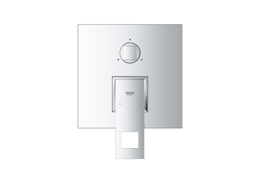 Eurocube mitigeur monocommande 3 sorties avec inverseur Chromé - 24094000 - Grohe