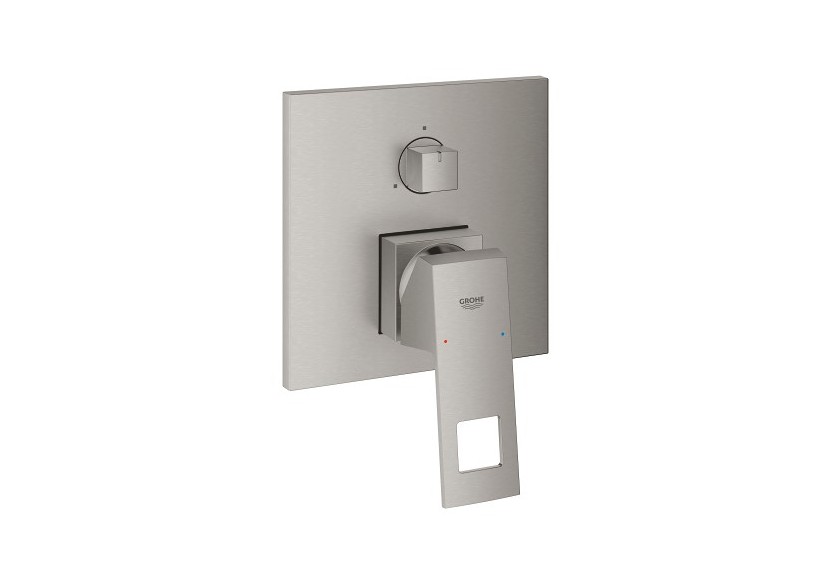 Eurocube mitigeur monocommande 3 sorties avec inverseur Supersteel - 24094DC0 - Grohe