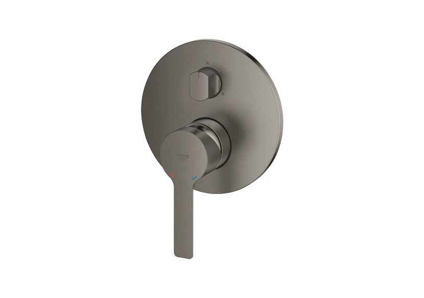 Lineare mitigeur monocommande 3 sorties avec inverseur Hard Graphite brossé - 24095AL1 - Grohe