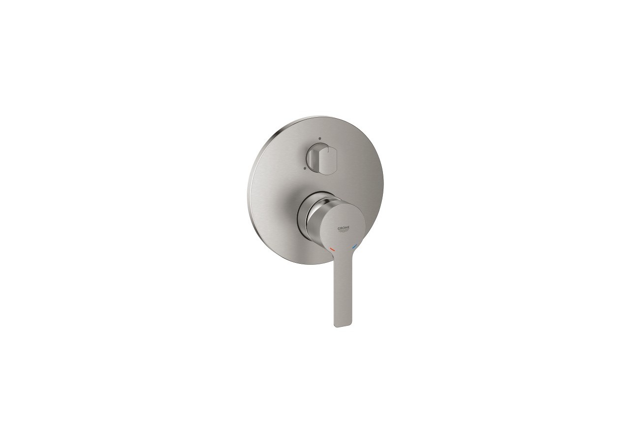 Lineare mitigeur monocommande 3 sorties avec inverseur Supersteel - 24095DC1 - Grohe