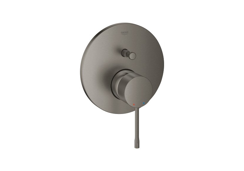 Essence mitigeur monocommande 2 sorties avec inverseur Hard Graphite brossé - 24167AL1 - Grohe