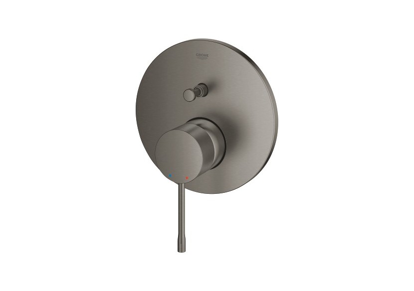 Essence mitigeur monocommande 2 sorties avec inverseur Hard Graphite brossé - 24167AL1 - Grohe