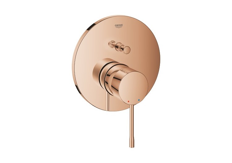 Essence mitigeur monocommande 2 sorties avec inverseur Warm Sunset - 24167DA1 - Grohe 2