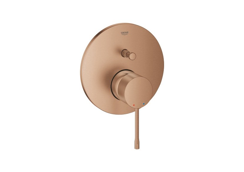 Essence mitigeur monocommande 2 sorties avec inverseur Warm Sunset brossé - 24167DL1 - Grohe