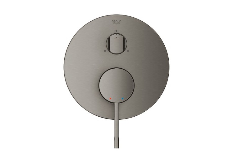 Essence mitigeur monocommande 3 sorties avec inverseur Hard Graphite brossé - 24169AL1 - Grohe