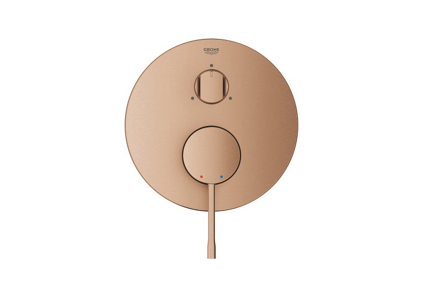 Essence mitigeur monocommande 3 sorties avec inverseur Warm Sunset brossé - 24169DL1 - Grohe