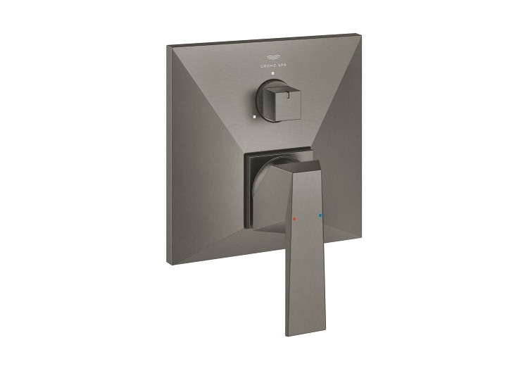 Allure brillant mitigeur monocommande 3 sorties avec inverseur Hard Graphite brossé - 24340AL0 - Grohe 2