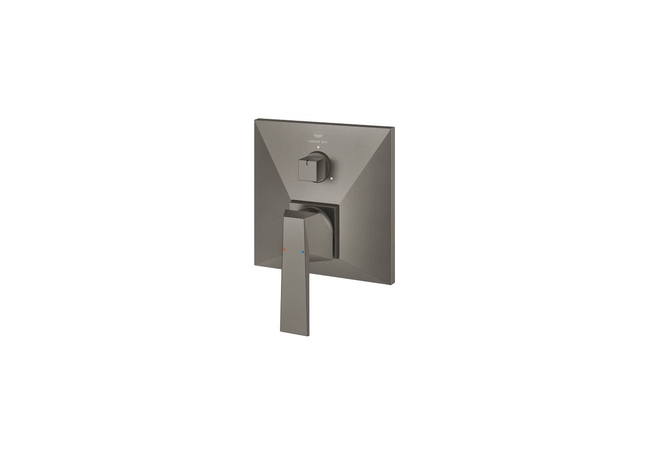 Allure brillant mitigeur monocommande 3 sorties avec inverseur Hard Graphite brossé - 24340AL0 - Grohe