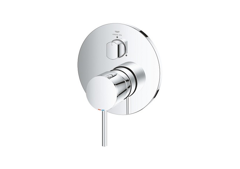 Atrio mitigeur monocommande 3 sorties avec inverseur Chromé - 24356000 - Grohe