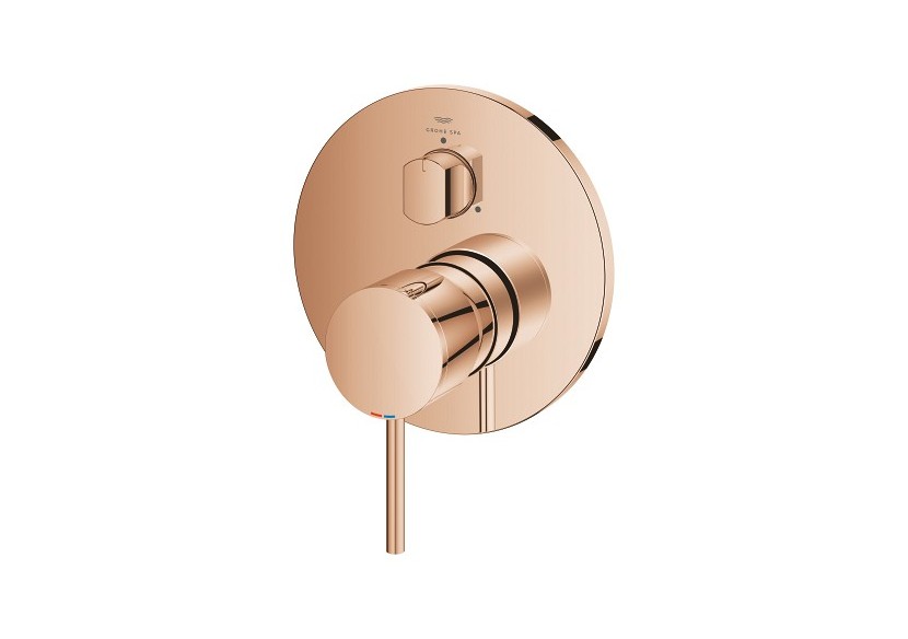 Atrio mitigeur monocommande 3 sorties avec inverseur Warm Sunset - 24356DA0 - Grohe