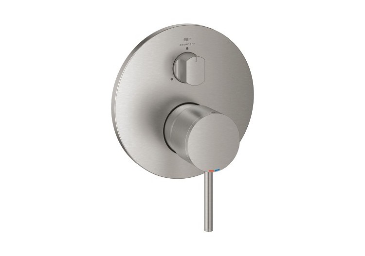 Atrio mitigeur monocommande 3 sorties avec inverseur Supersteel - 24356DC0 - Grohe 2